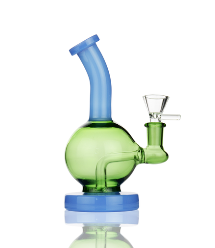 7" Sphere Base Water Pipe with 14mm Male Bowl
