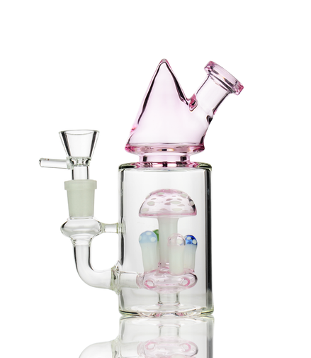 7" Mushroom Cone Style Water Pipe with 14mm Male Bowl