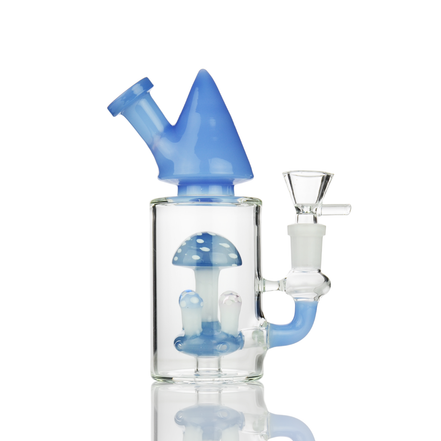 7" Mushroom Cone Style Water Pipe with 14mm Male Bowl