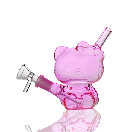 5" Cat Water Pipe with 14mm Male Bowl