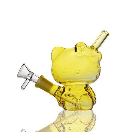 5" Cat Water Pipe with 14mm Male Bowl