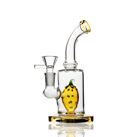 6" Water Pipe with Strawberry Shower and 14mm Male Bowl