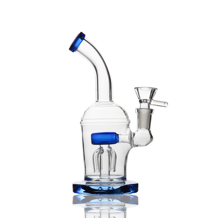 7" Water Pipe with Dome Shower and 14mm Male Bowl