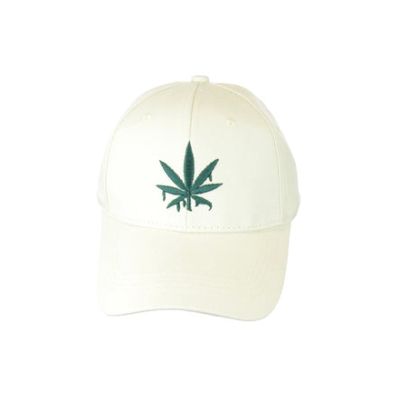 Drippy Weed Leaf Embroidered Baseball Hat