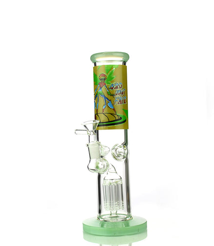 10" 420 Joint Fairy Straight Shooter with 14mm Male Bowl-- 5mm Glass