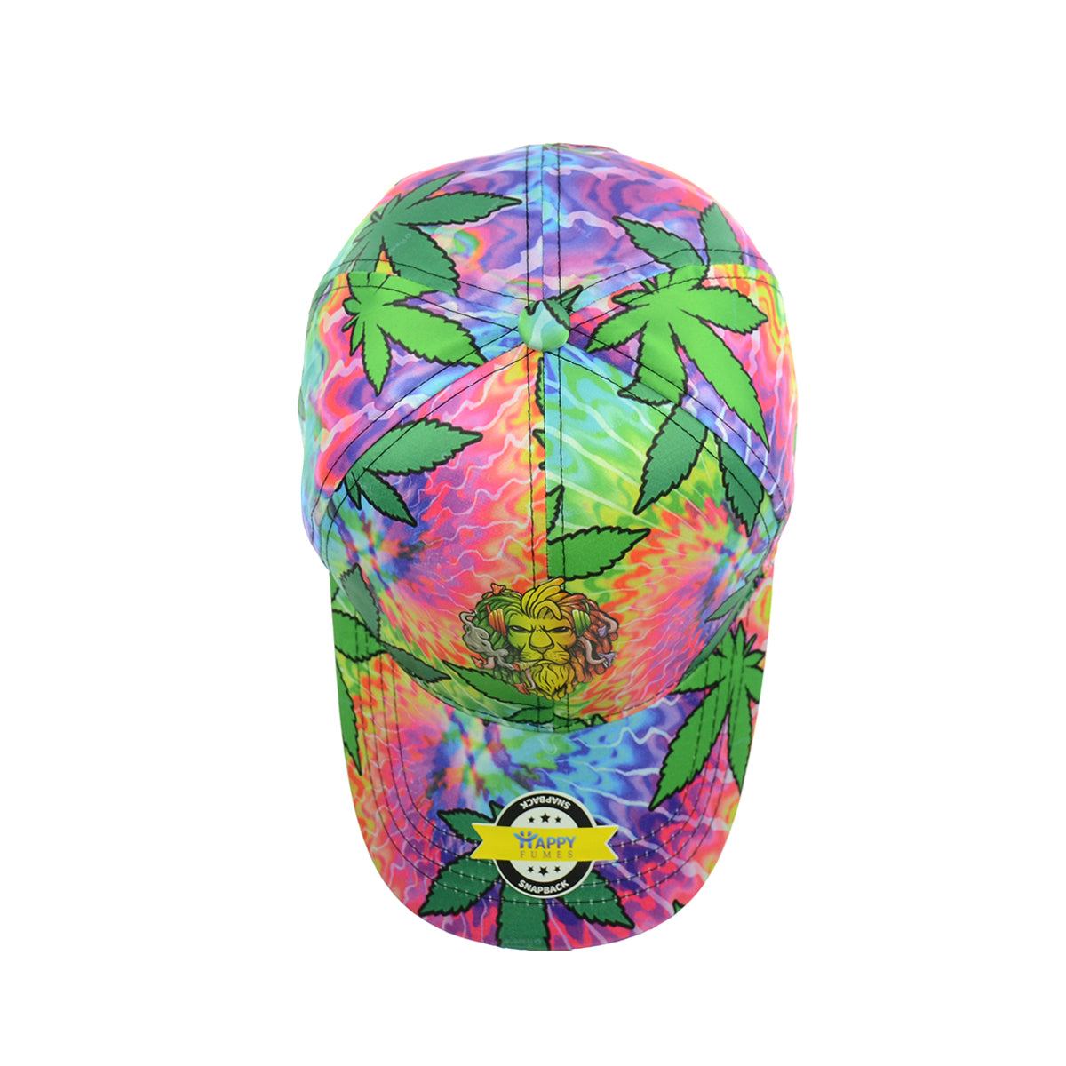 Lion Smoking Design Baseball Snapback Hat