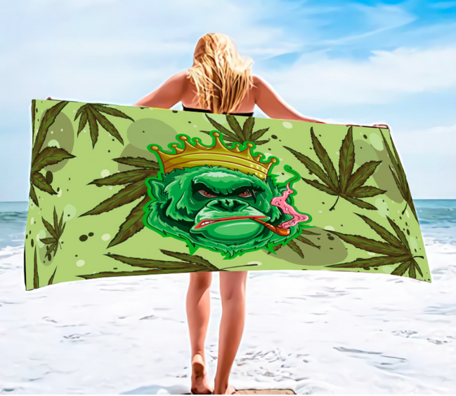 Gorilla Design Towel Size 64 x 30 Inches