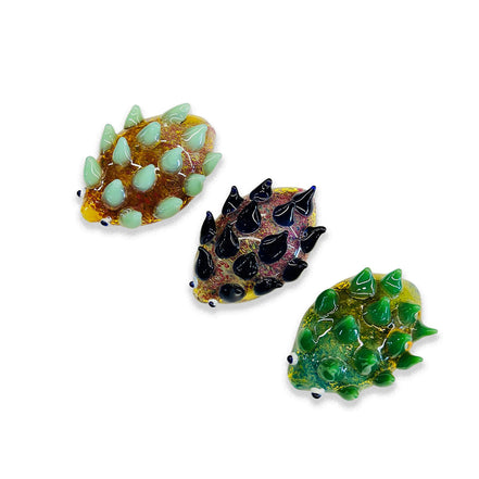 4.5"  Porcupine Glass Hand Pipe Spoon