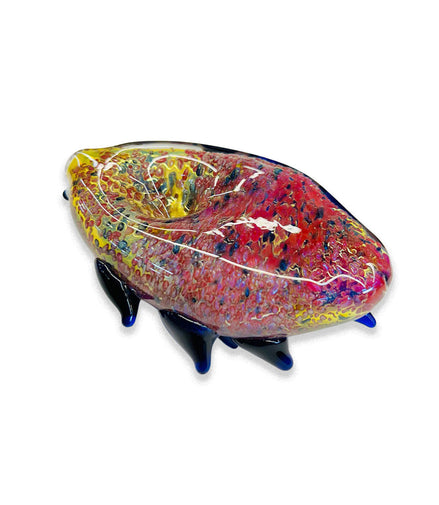 4.5"  Porcupine Glass Hand Pipe Spoon