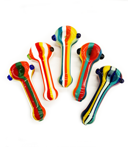 4.5" Candy Color Hand Pipe Spoon