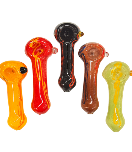 4.5" Hand Pipe with Frit Spoon
