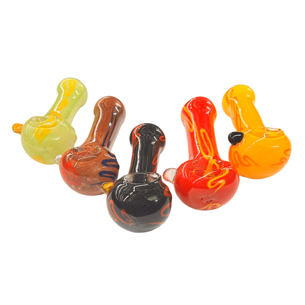 4.5" Hand Pipe with Frit Spoon