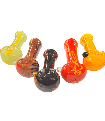 4.5" Hand Pipe with Frit Spoon