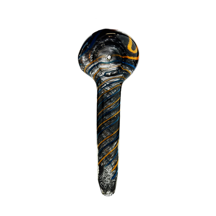 4" Spiral Design Hand Pipe Spoon