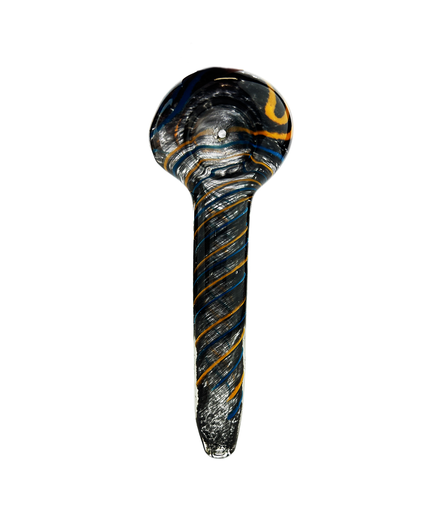 4" Spiral Design Hand Pipe Spoon