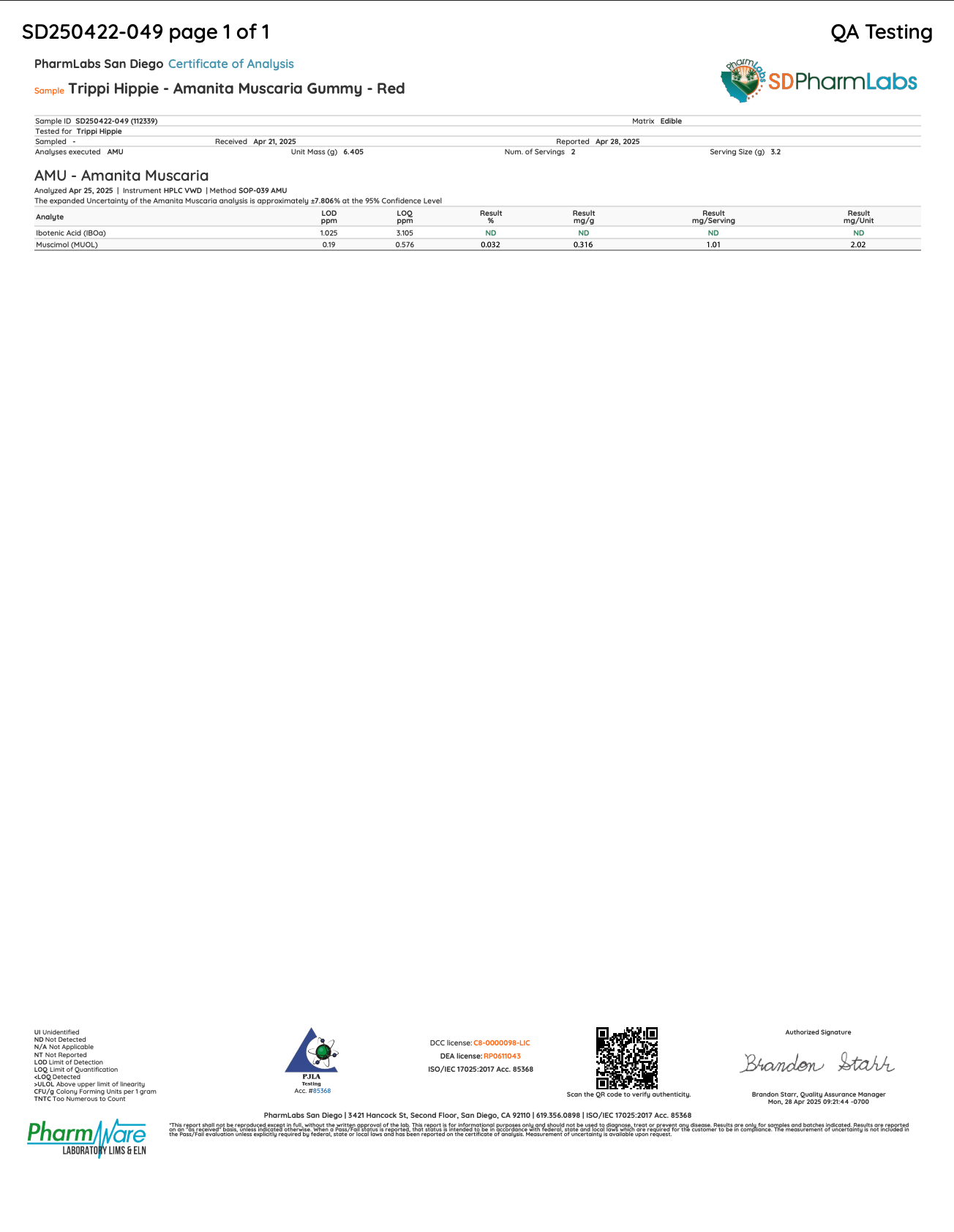 MUSHROOM CHEWS 10 CHEWS PER PACK - Strawberry