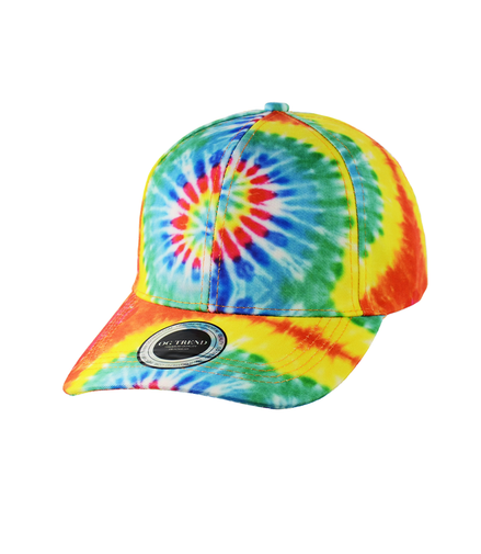 Tie Dye Print Baseball Hat Snapback