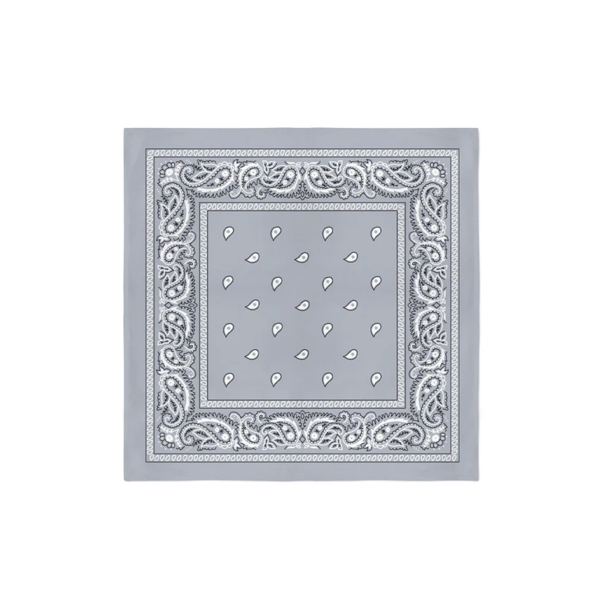 Bandana Grey Color 100% Cotton (22