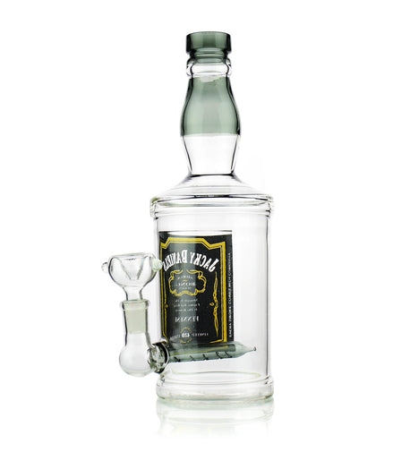 10" Smoke Jacky Liquor Bottle Jacky Water Pipe 14mm Male Bowl Included