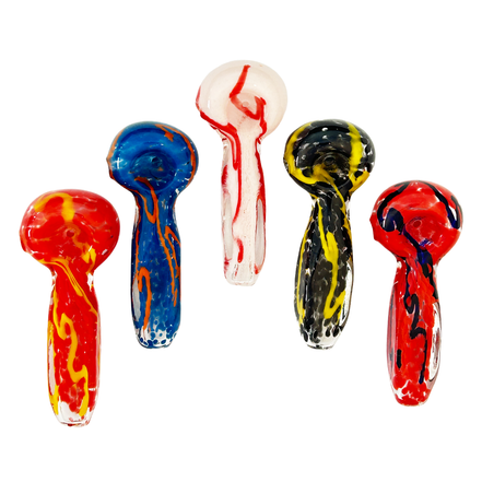 3.5" Square Pressed Handle Hand Pipe Spoon