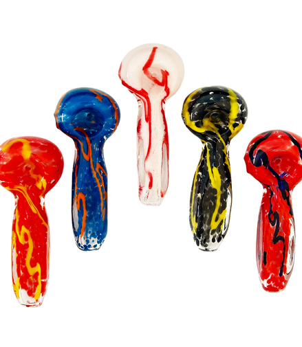 3.5" Square Pressed Handle Hand Pipe Spoon