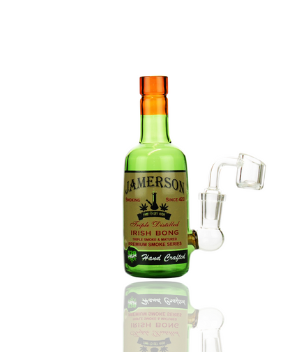 6" Jamerson Mini Shot Whiskey Bottle with 14mm Male Banger