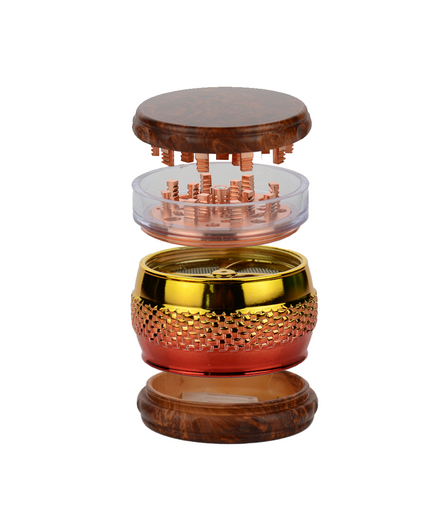 69mm Grinder Drum Style 4 Parts - Display of 6 pcs