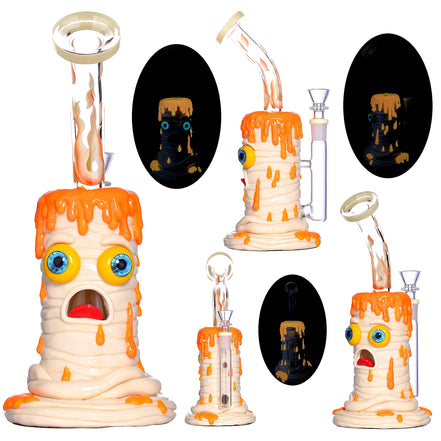 10" Assorted 3D Monster Bong with 14mm Male Bowl