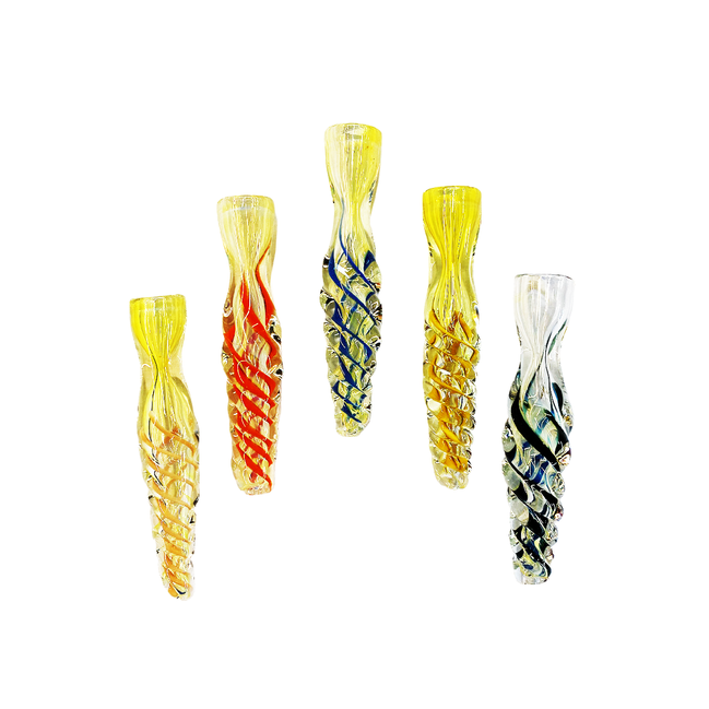 3.5" Chillum Twisting Glass One Hitter