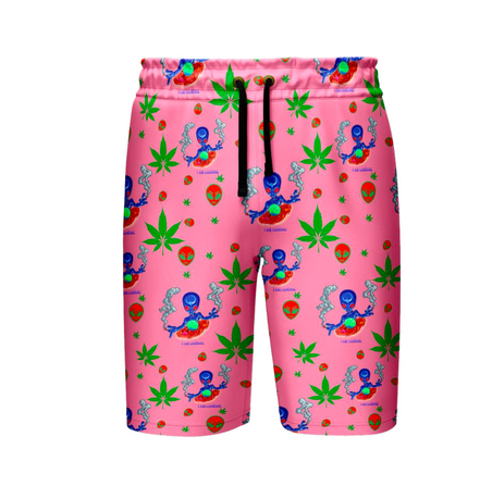 I Am Landing Leaf Pink Shirt and Short Set, Pack of 5 Sizes Sets, 1-M, 1-L, 1-XL, 1-XXL, 1-XXXL