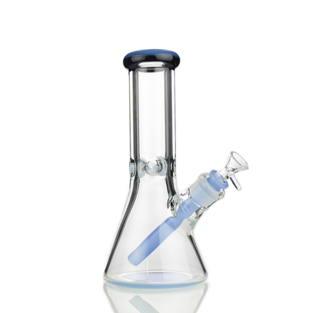 10" 9mm Beaker Slime Color Mouth and Downstem with 14mm Male Bowl