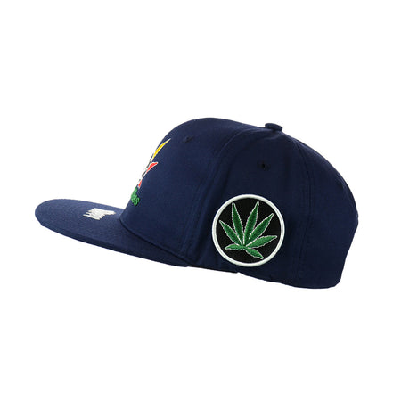 Good Vibes Hat Embroidered Snapback - 100% Cotton