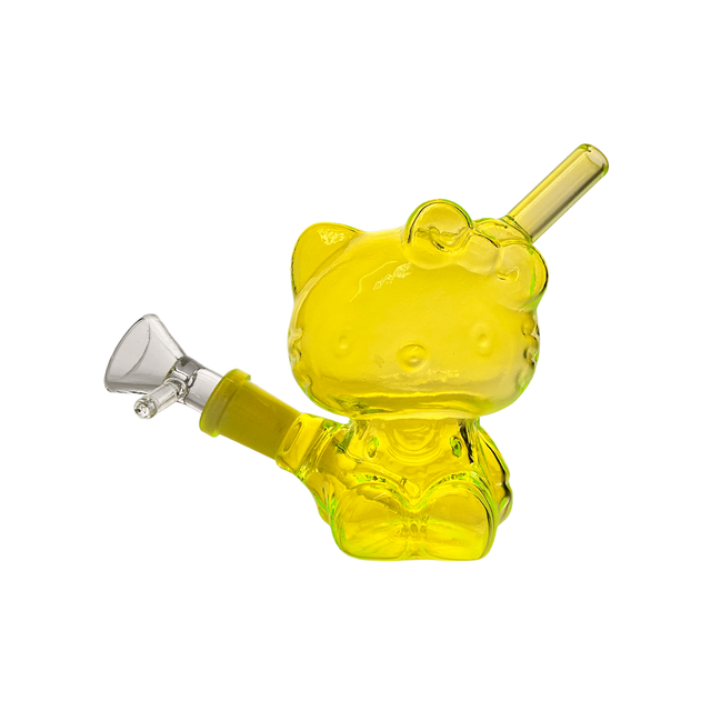 5" Cat Water Pipe with 14mm Male Bowl