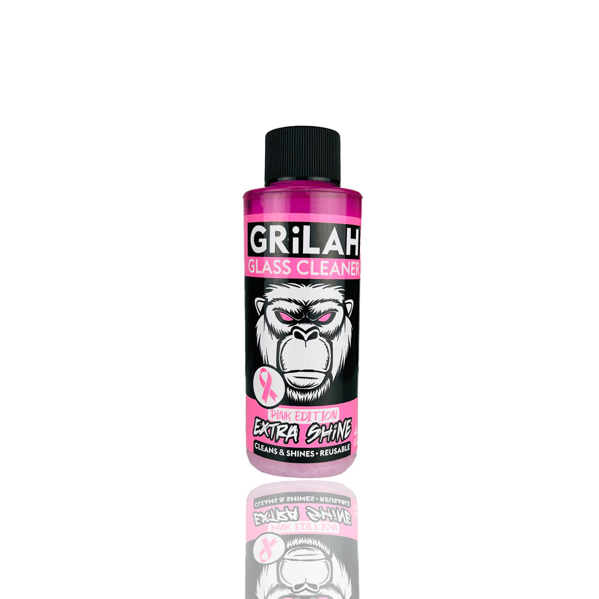 Grilah Pink Edition 4oz Glass Cleaner Extra Shine