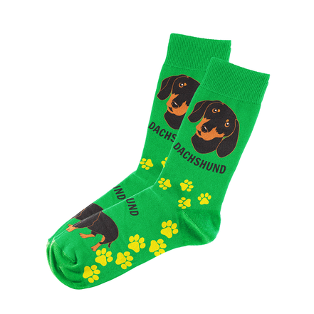 Dachshund Socks Unisex Unique Fun Design   Fits All, 70% Cotton, 25% Spandex, 5% Elastic