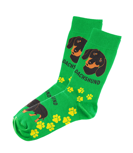 Dachshund Socks Unisex Unique Fun Design   Fits All, 70% Cotton, 25% Spandex, 5% Elastic