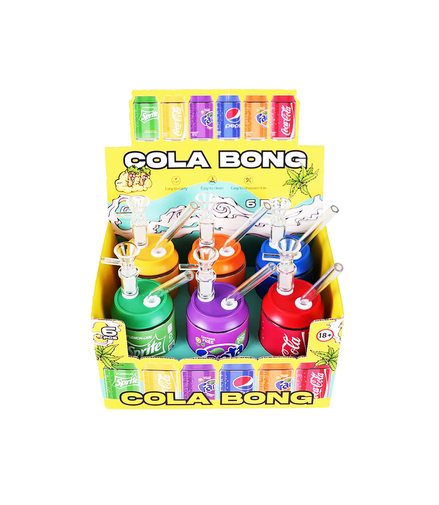 6" Soda Bong Display 6 Pcs in a Display
