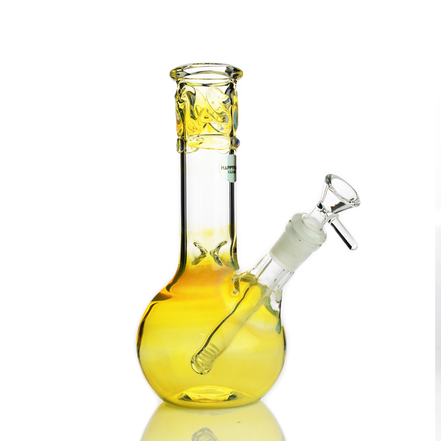 8" Sphere Base Fume Glass Water Pipe Made In U.S.A