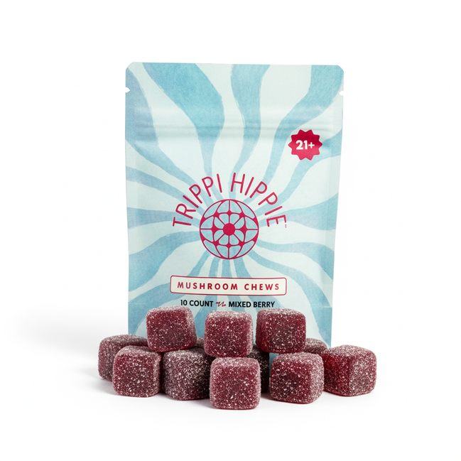 MUSHROOM CHEWS 10 CHEWS PER PACK - Mixed Berrry