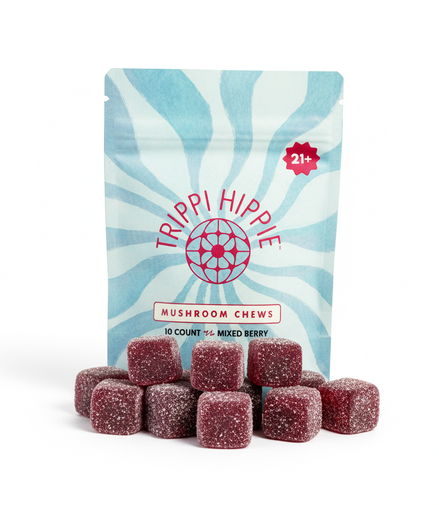 MUSHROOM CHEWS 10 CHEWS PER PACK - Mixed Berrry