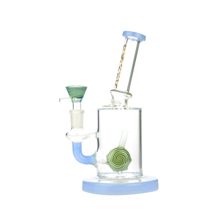 8" Candy Shower Water Pipe with 14mm Male Bowl