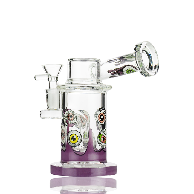 6.5" Side Car Water Pipe Eye Design with 14mm Male Bowl