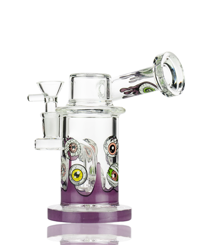 6.5" Side Car Water Pipe Eye Design with 14mm Male Bowl