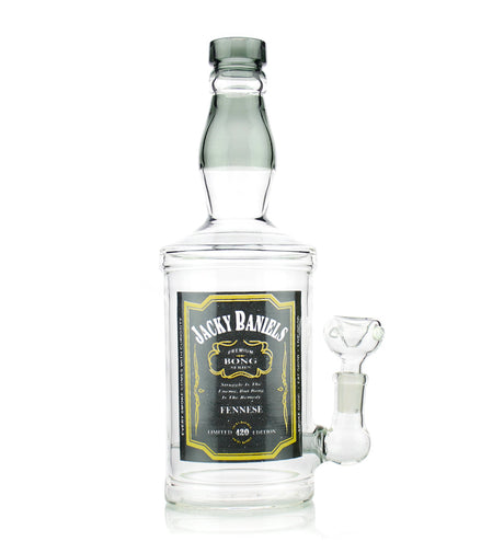 10" Smoke Jacky Liquor Bottle Jacky Water Pipe 14mm Male Bowl Included
