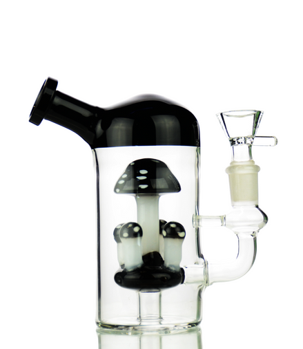 5" Mushroom Water Pipe with 14mm Male Bowl