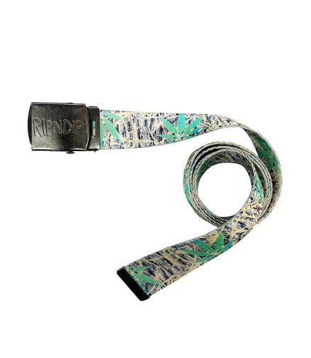 Unisex Adjustable Belt One Size All - Cannabis Leaf Prints