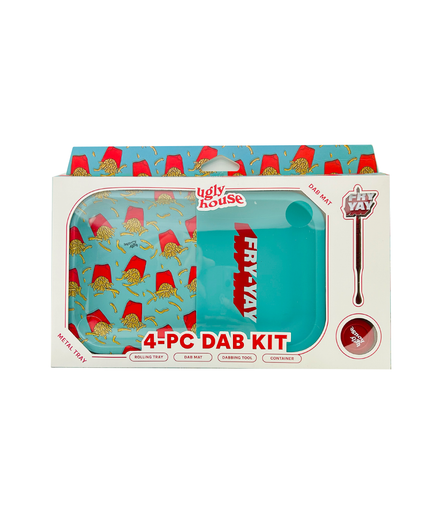 Medium Ugly House Metal Tray - 4-PC Dab Kit