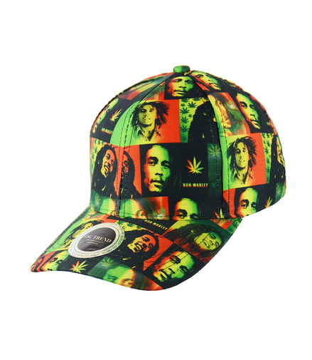 Rasta Color Print Baseball Hat Snapback