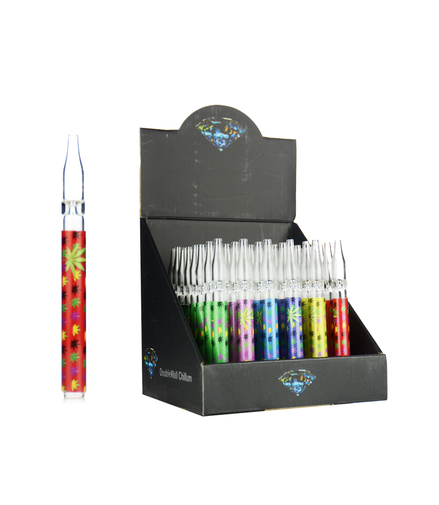 5" Nectar Collector Straw with Prints Display of 48ct