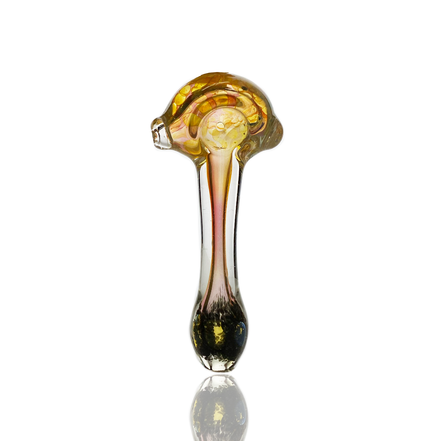 4.5" Gold Fume Hand Pipe Spoon